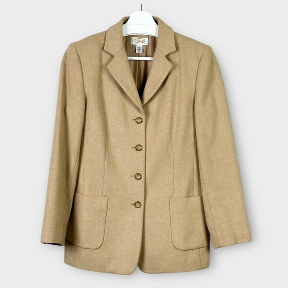 Vintage Talbot's Petites Camel Hair Blazer - Picture 9 of 9